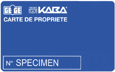 copie de clé kaba carte de propriété